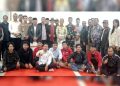 Deklarasi Damai Pemkab Mamasa Bersama Forkopimda, Tokoh Masyarakat, Tokoh Adat, Tokoh Pemuda, Mahasiswa, Orma hingga Insan Pers di Rumjab Bupati Mamasa, Senin malam (1/9/2025).