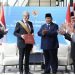 Presiden Republik Indonesia, Prabowo Subianto, menganugerahkan penghargaan Order of Distinguished Stars – Bintang Jasa Utama kepada tokoh filantropi dunia sekaligus pendiri Gates Foundation, Bill Gates, di Landmark Room, Lantai 29, Hotel Millennium Hilton New York One UN Plaza, pada Selasa, 23 September 2025. Foto: BPMI Setpres/Jessica