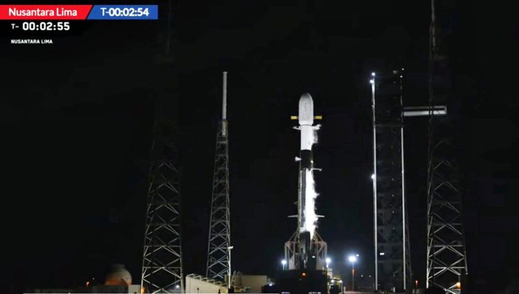 Peluncuran Satelit Nusantara Lima (N5) pada 10 September 2025 dari Cape Canaveral, Amerika Serikat