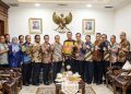 Kepala BNN RI, Suyudi Ario Seto bersama jajaran melakukan audiensi ke Bareskrim Polri pada Jumat (29/8/2025).