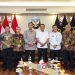 Kepala BNN RI bersama Menteri Hukum dan HAM RI, Supratman Andi Agtas bersama jajaran di Kantor Kemenkumham, Jakarta Selatan, Rabu (10/9/2025)