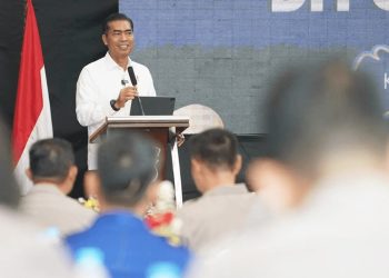 Irwasum Polri Komjen Pol Wahyu Widada di Acara Analisa dan Evaluasi (Anev) Triwulan III TA 2025 di Magelang, Kamis (18/9/2025)