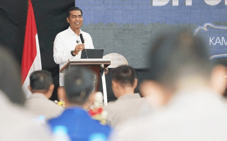 Irwasum Polri Komjen Pol Wahyu Widada di Acara Analisa dan Evaluasi (Anev) Triwulan III TA 2025 di Magelang, Kamis (18/9/2025)