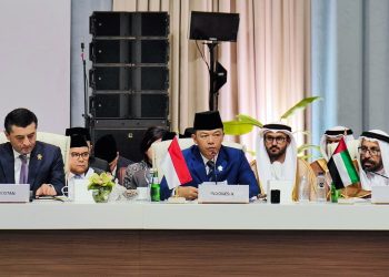 Menlu RI, Sugiono mewakili Presiden RI Prabowo Subianto dalam KTT Darurat Arab–Islam OKI di Doha, Qatar