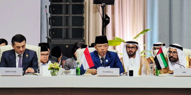 Menlu RI, Sugiono mewakili Presiden RI Prabowo Subianto dalam KTT Darurat Arab–Islam OKI di Doha, Qatar