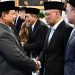 Presiden Prabowo Subianto melantik KH. Mochamad Irfan Yusuf Hasyim atau Gus Irfan sebagai Menteri Haji dan Umrah. (Foto: Biro Pers Setpres)