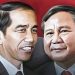 Ilustrasi Jokowi dan Prabowo Subianto
