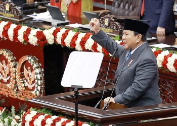 Presiden Prabowo pidato perdana di sidang tahunan MPR RI, Jumat (15/8/2025)