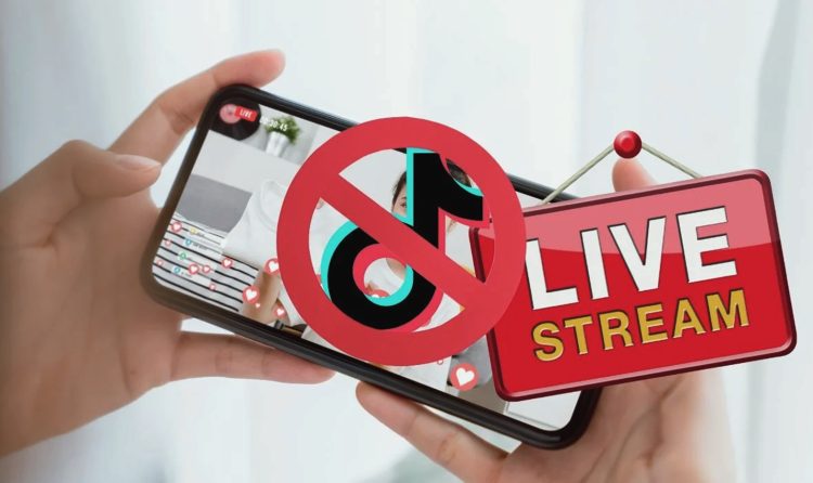 Fitur TikTok Live dihentikan