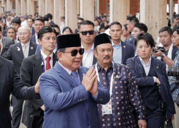 Presiden Republik Indonesia (RI), Prabowo Subianto let meninjau Paviliun Indonesia di World Expo 2025 Osaka, Jepang (Foto: bappenas.go.id)