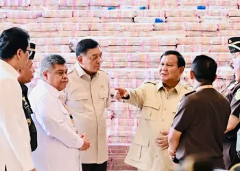 Prabowo Subianto hadiri penyerahanan duit hasil korupsi CPO (Biro Pers Istana)