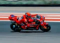 Pembalap Ducati Marc Marquez melaju di Sirkuit Mandalika/The Mandalika