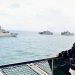 Presiden Republik Indonesia Prabowo Subianto menyaksikan langsung demo laut dan sailing pass di acara Presidential Inspection, pada Kamis, 2 Oktober 2025. (Foto: BPMI Setpres)