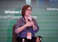 Wakil Menteri Ekonomi Kreatif, Irene Umar, menjadi salah satu narasumber dalam gelar wicara Strategies for the Protection and Settlement of Trademark and Patent Disputes in the Global Era: National and International Perspectives pada Indonesia Retail Summit & Expo 2025, Jakarta, Rabu (27/8/2025)(Foto: Biro Komunikasi Kemenekraf/Bekraf)