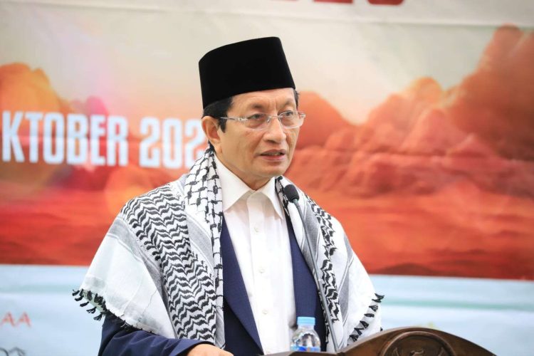 Menteri Agama, KH Nasaruddin Umar dalam sebuah acara di Jakarta (Foto: Humas Kemenag)