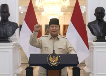 Presiden Prabowo Subianto menyampaikan pesan pada peringatan Hari Sumpah Pemuda ke-97, Selasa (28/10/2025) (Foto: Tim Media Presiden)