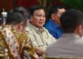 Presiden Prabowo Subianto menggelar pertemuan bersama sejumlah anggota Kabinet Merah Putih di Kertanegara, Jakarta, Minggu (5/10/2025) malam