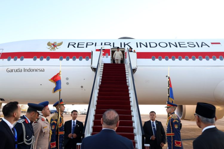 Presiden Prabowo Subianto tiba di Mesir/BPMI