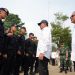 Menko Polkam Jenderal TNI (Purn) Djamari Chaniago meninjau Apel Kesiapsiagaan Pasukan di Kawasan Monas, Jakarta Pusat, Senin (20/10/2025)