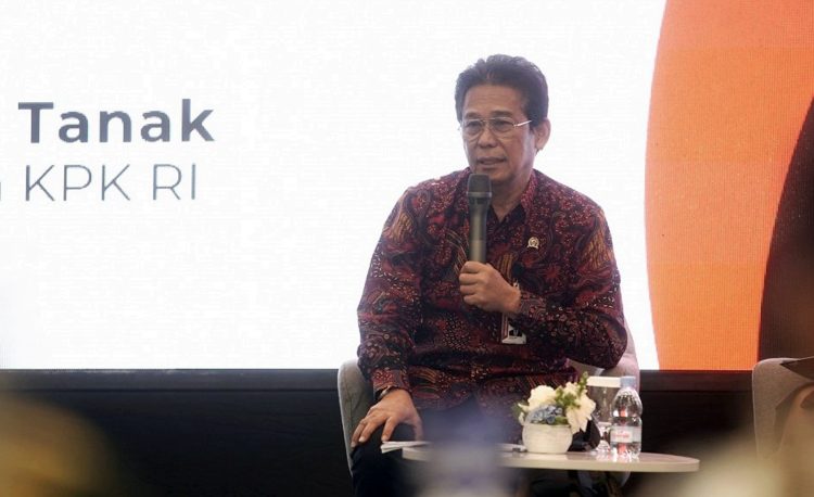 Wakil Ketua KPK, Johanis Tanak, hadir sebagai narasumber dalam kegiatan Leadership Forum Dapen BRI Group dan YKP BRI Group bertema 'Leadership with Integrity for Excellent Leader' di Menara BRIpens, Jakarta, Selasa (7/10)