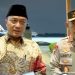 Mensesneg Prasetyo Hadi bersama Kapolri Jenderal Listyo Sigit Prabowo menyapaikan keterangan pers di Pangkalan TNI AU Halim Perdanakusuma, Jakarta