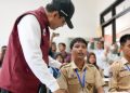 Mentri Sosial Gus Ipul berbincang dengan Jeje/Kemensos