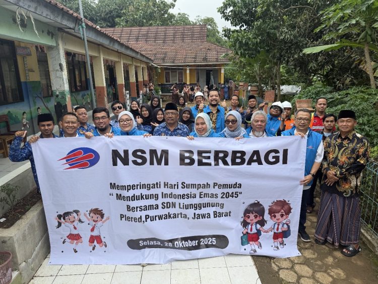 PT Nusantara Swadesi Mining bantu ratusan siswa SD di Purwakarta lewat program NSM Berbagi untuk dukung Indonesia Emas 2045.(Foto: Istimewa)