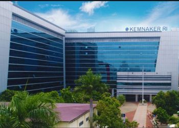 Gedung Kantor Kementerian Ketenagakerjaan di Jakarta (Foto: Kemnaker)