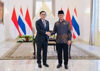 Menlu Sugiono menerima kunjungan Menlu Thailand, Sihasak Phuangketkeow, Senin (6/10/2025) di Jakarta (Foto:Kemlu RI)