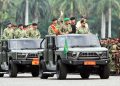 Ilustrasi Latihan Rangkaian Parade Acara HUT TNI ke-80
