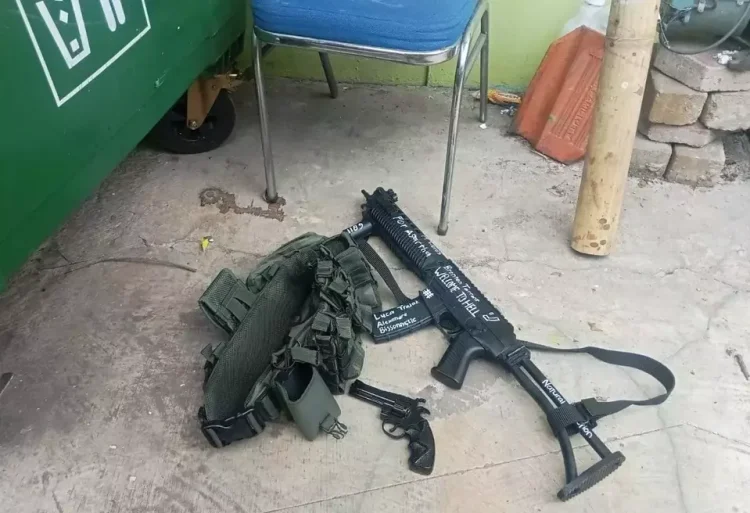 Senjata yang ditemukan dalam tragedi ledakan di Masjid SMAN 72 Kelapa Gading/IST