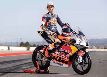 Pembalap muda asal Sleman, Muhammad Kiandra Ramadhipa, yang kerap disapa Dhipa (Foto: Redbull)