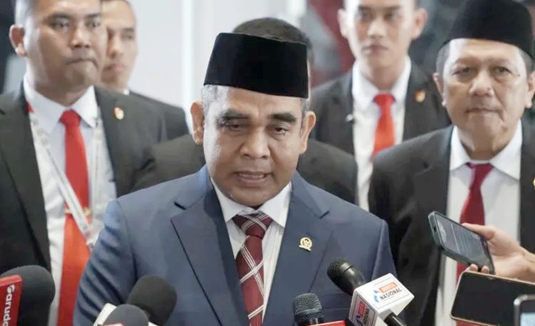 Ketua Dewan Kehormatan Partai Gerindra, Ahmad Muzani di Komplek Senayan Jakarta