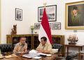 Presiden Prabowo bertemu Wakil Ketua DPR RI Sufmi Dasco di Istana Merdeka
