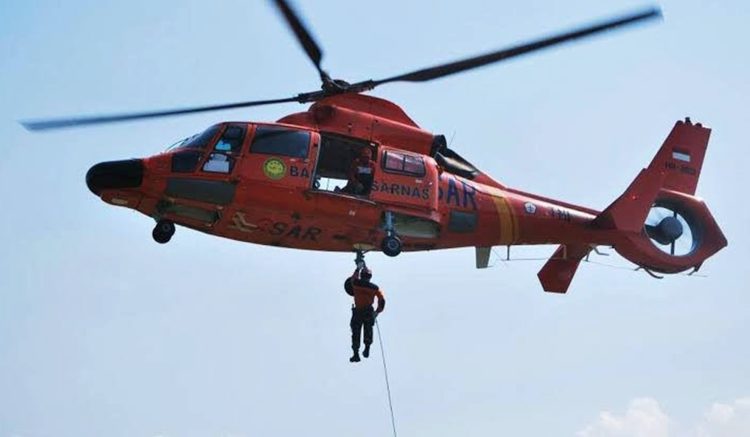 Helikopter TNI dan Basarnas diberangkatkan dari Jakarta