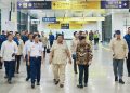 Prabowo saat meresmikan Stasiun Tanah Abang Baru di Jakarta Pusat, Selasa, 4 November 2025