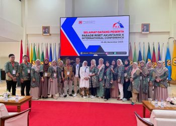 Foto Bersama: Prodi S1 Akuntansi Universitas Garut sukses berpartisipasi di Parade Riset Akuntansi X dengan mengirimkan 20 dosen pada PKM internasional