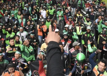 FDTOI gelar demo besar-besaran ojol 20 November dengan lima tuntutan regulasi.(Foto:Ist)
