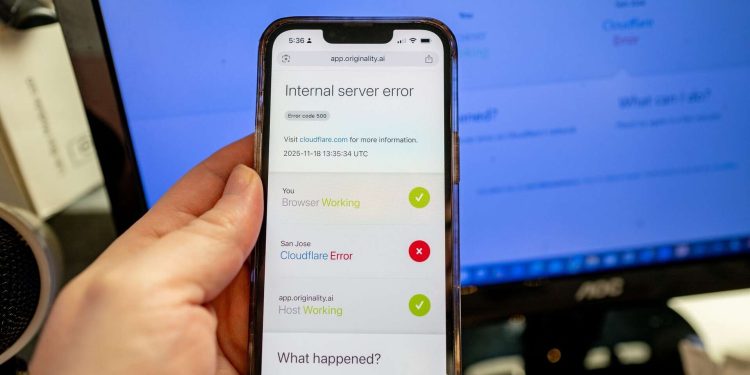 Layanan digital global sempat terganggu akibat insiden pada infrastruktur Cloudflare, Selasa (18/11).(Ist)