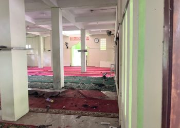 Ledakan di masjid Kodamar dekat SMAN 72 Jakarta sebabkan delapan orang luka. Polisi duga korsleting alat elektronik jadi pemicu.(Foto:Ist)