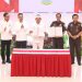 Penadatangan kerjasama Pemprov Jabar dengan Kejati Jabar dalam implementasi pidana sosial di Bekasi, Selasa (4/11/2025) (Foto: Humas Pemkab Bekasi)