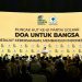 Presiden Prabowo Subianto memberikan sambutan dalam acara Doa Untuk Bangsa dalam rangka Hari Ulang Tahun ke-61 Partai Golongan Karya (Golkar) yang digelar di Istora Senayan, Jakarta, pada Jumat (05/12/2025)