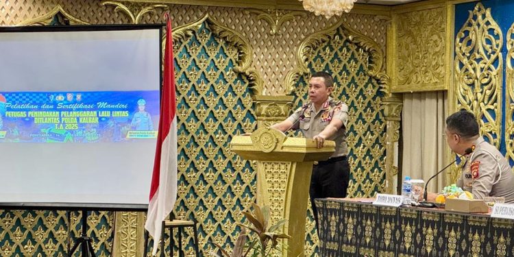 IJP Dr. H. Andry Wibowo, SIK., MH., M.Si., Anjak Utama Biro Pengkajian dan Jianbang Lemdiklat Polri dalam Kegiatan Pelatihan dan Sertifikasi Kompetensi Petugas Polantas Serentak Seluruh Indonesia