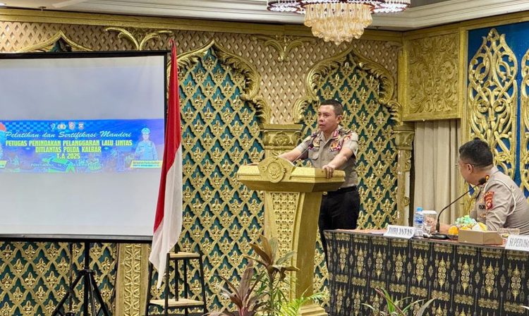 IJP Dr. H. Andry Wibowo, SIK., MH., M.Si., Anjak Utama Biro Pengkajian dan Jianbang Lemdiklat Polri dalam Kegiatan Pelatihan dan Sertifikasi Kompetensi Petugas Polantas Serentak Seluruh Indonesia