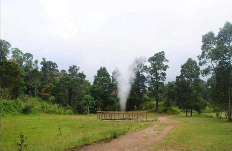 Kawah Kereta Api ikon unik di kawasan Wisata Alam dan Cagar Alam Kawah Kamojang di Dusun Kamojang, Desa Laksana, Kecamatan Ibun, Kabupaten Bandung(dok Berita Geothermal)