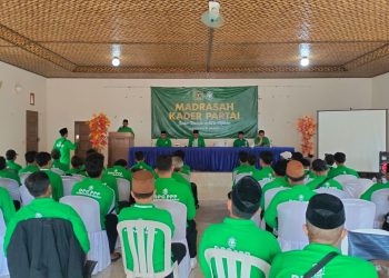 Kegiatan Madrasah Kader Partai (MKP) DPC PPP Kabupaten Garut bagi pemuda Daerah Pemilihan (Dapil) 6 yang dilaksanakan di Villa Jayasakti 1, Rancabuaya, Kabupaten Garut, selama dua hari, 25–26 Desember 2025