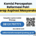 Hotline Komisi Reformasi Polri disebut tak merespons pesan publik, (Ist)
