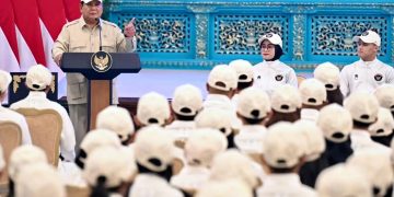 Presiden Prabowo Subianto berangkatkan Kontingen Indonesia menuju SEA Games Ke-33 Thailand Tahun 2025 di Istana Negara, Jakarta, pada Jumat, 5 Desember 2025