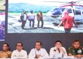 Para Menteri dan pejabat terkait menyampaikan keterangannya dalam konferensi pers di Posko Terpadu Pangkalan TNI AU Halim Perdanakusuma, Jakarta, Senin, 29 Desember 2025