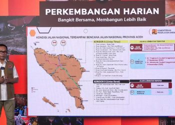 Kepala Pusat Data, Informasi, dan Komunikasi Kebencanaan BNPB, Abdul Muhari saat konferensi pers di Jakarta. (Foto: Tangkapan layar YouTube BNPB)